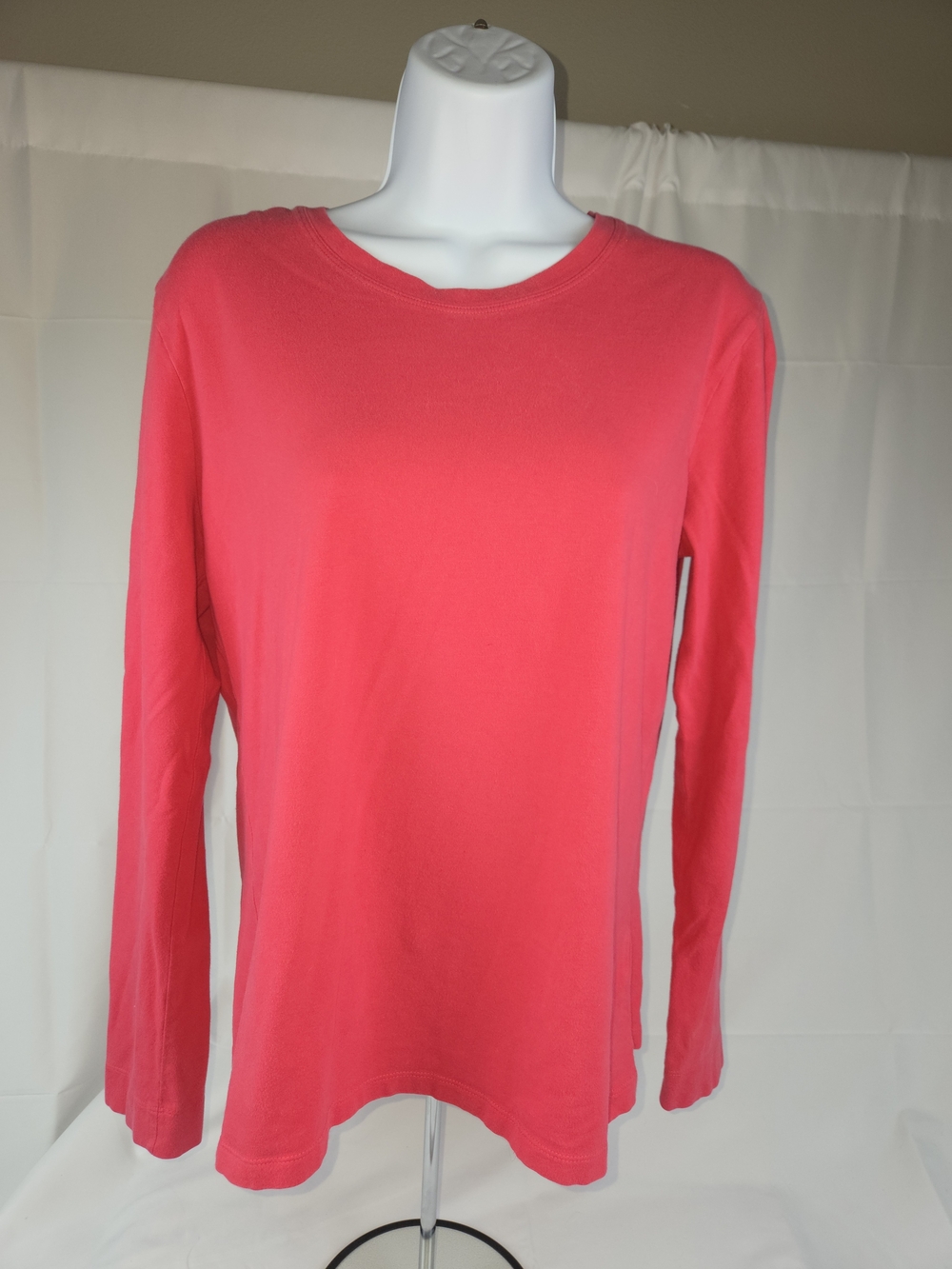 Great Northwest Clothing Company Women's Long Sleeve Tee in Coral Pink